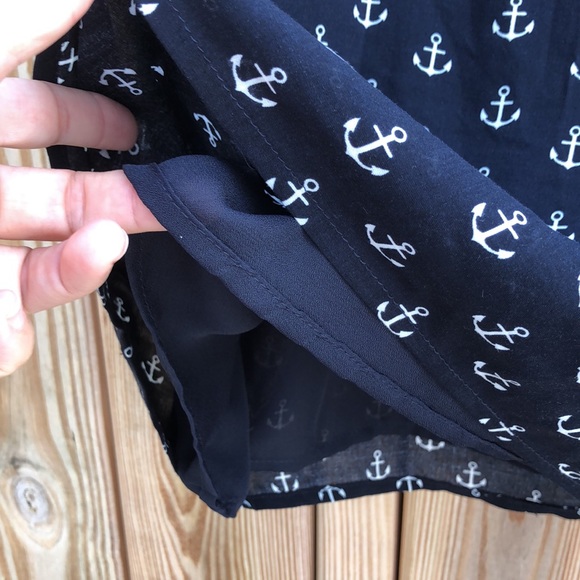 Like new! - OLSEN Europe Nautical Anchor Print Skirt - Picture 6 of 6